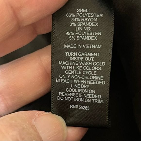 Express Gray Zip Back Layered Detail Pencil Skirt Size Small - Picture 6 of 14